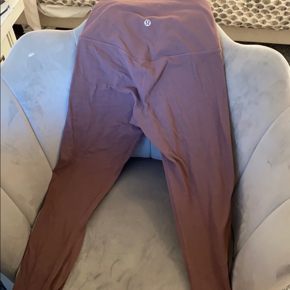 Mauve pink lulu lemon align leggings